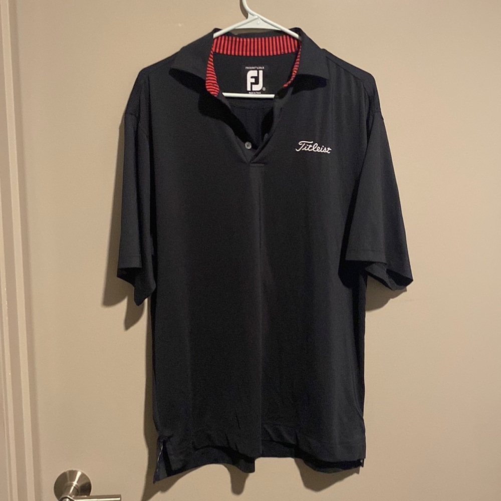 Black Titleist Golf Polo